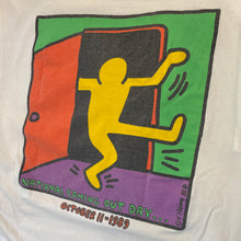 Load image into Gallery viewer, VINTAGE KEITH HARING COMING OUT DAY TEE SHIRTS
